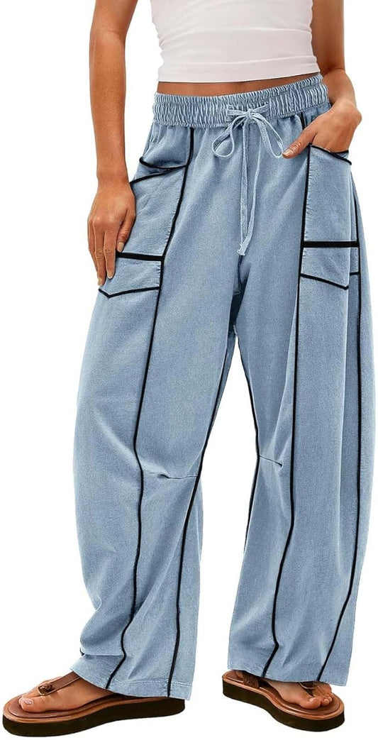 Women's Baggy Lounge Sweatpants with Pockets
